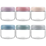 Airtight Glass Jars — 6 pack, 8 oz