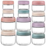 Airtight Glass Jars — 12 pack, 8 oz