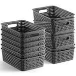 Storage Baskets — 12 pack, Gray